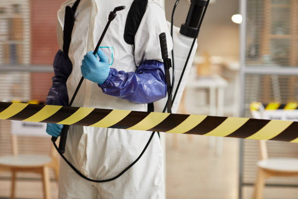 Professional Biohazard Cleanup technician working in Pitsburg, OH